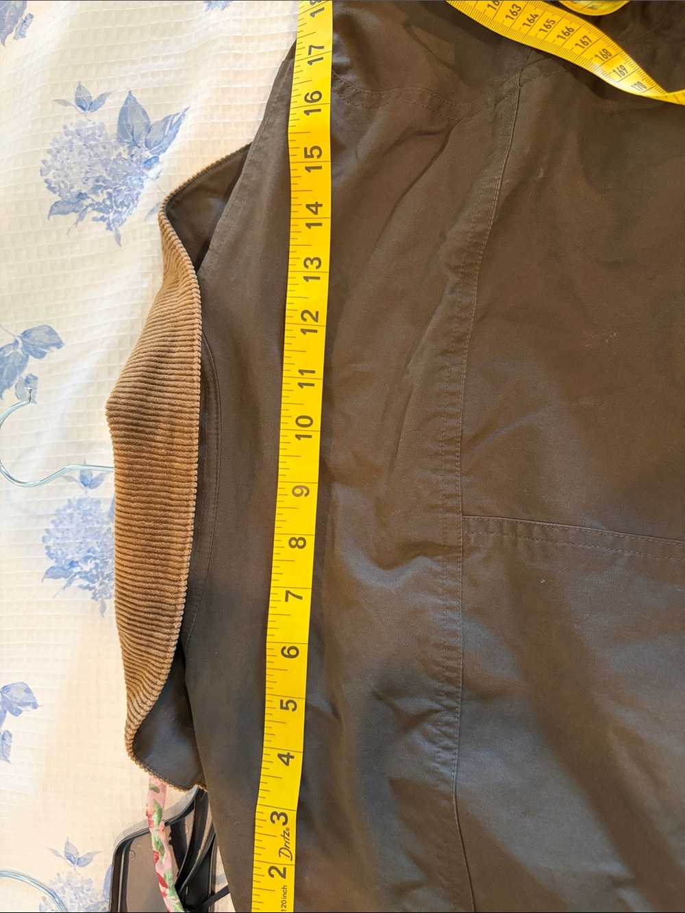 Ralph Lauren Brown Utility Jacket with Tan Corduroy Collar - Picture 12 of 14
